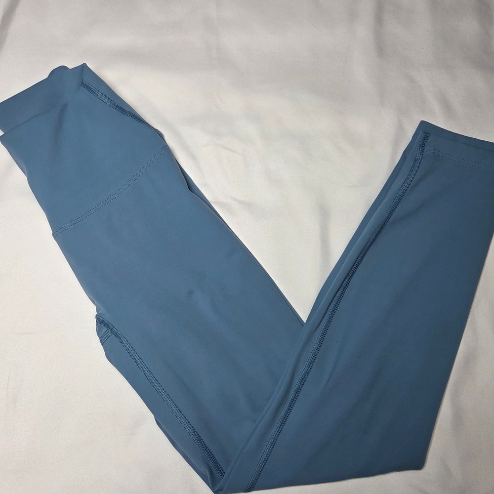 TLeggings Women High Waisted Yoga Leggings Blue  Small
